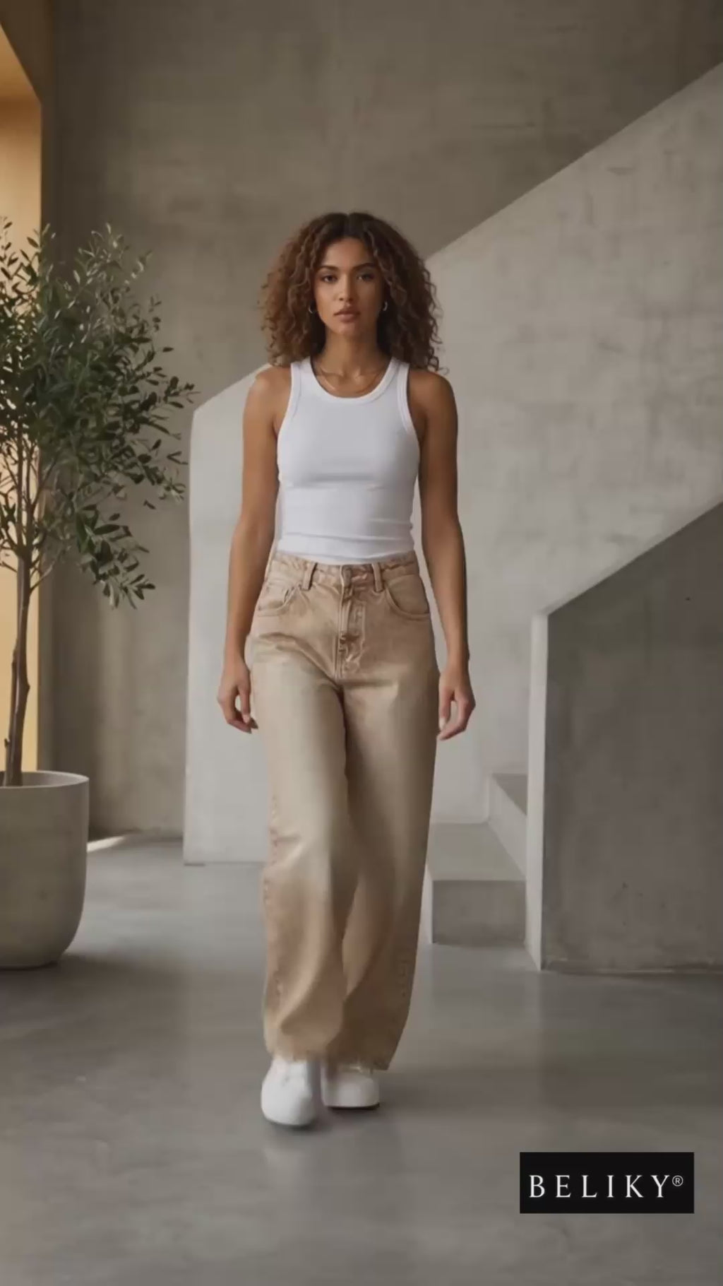 Women's Die-Tie High Waist Wide Leg Trousers | Premium Relaxed Fit Casual Pants | Soft Comfortable Fashion Bottoms